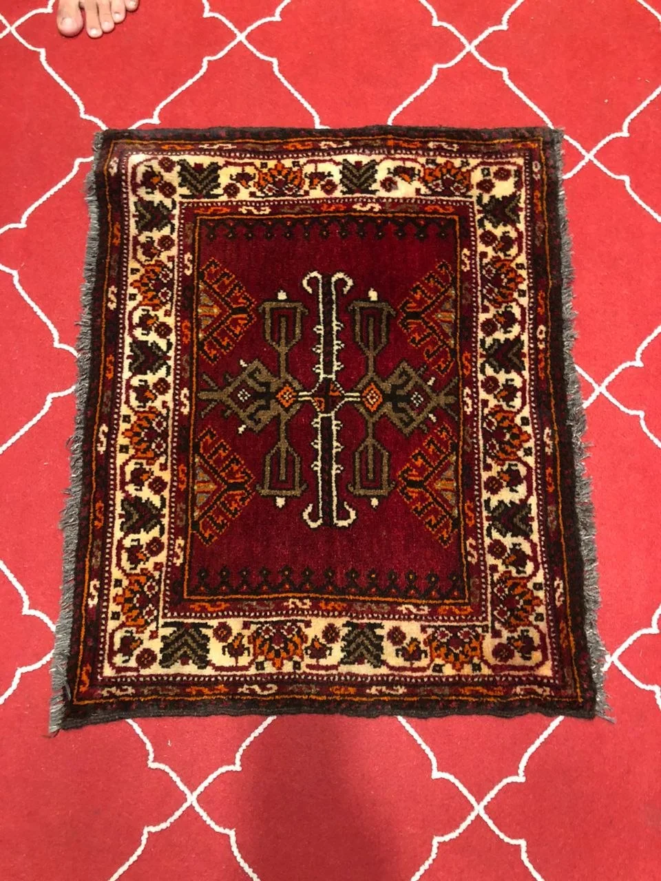 قالیچه هندسه باران