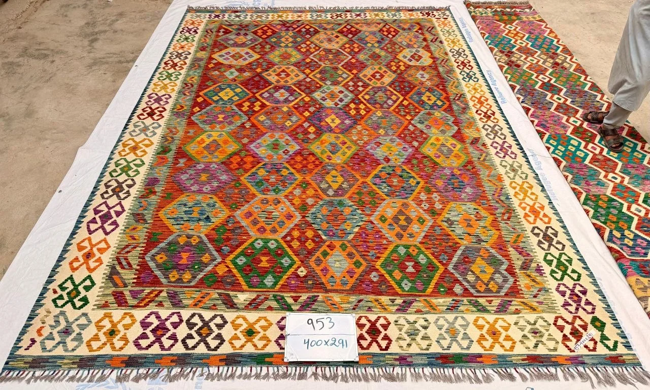 گلیم شکارگاه باران